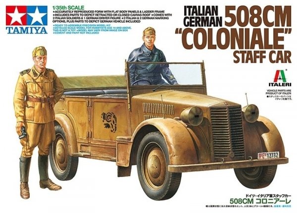 Tamiya 37014 1/35 Italian German 508CM &quot;Coloniale&quot; Staff Car