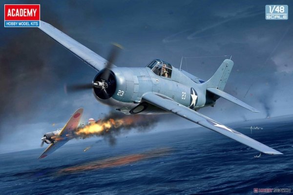 Academy 12355 USN F4F-4 Wildcat &quot;Battle of Midway&quot; - 1/48