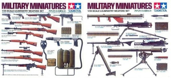 Tamiya 35121 U.S.Infantry Weapons