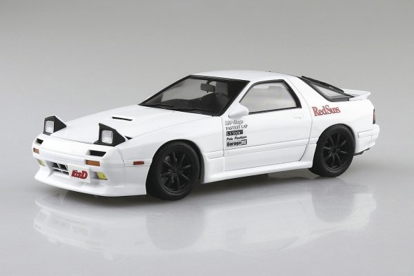 Aoshima 06246 Initial D Takahashi Ryosuke FC3S RX-7 [comics Vol.11 Akagi Battle Ver.] 1/24 (Pre-Painted)