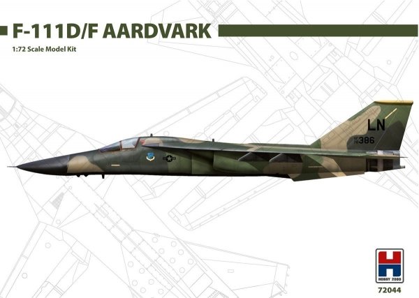 Hobby 2000 72044 F-111 D/F Aardvark 1/72
