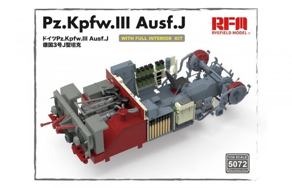 RFM-5072 Pz.Kpfw.III Ausf.J with full interior kit 1/35