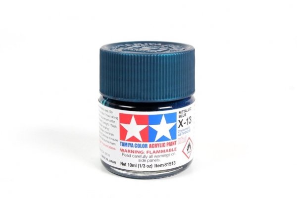 Tamiya 81513 Acrylic Mini X-13 Metallic Blue 10ml