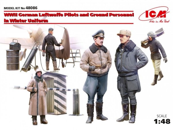 Icm 48086 WWII German Pilots&Person.