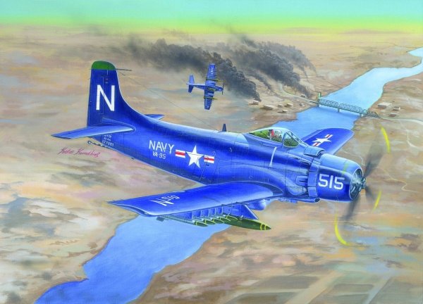 Trumpeter 02252 A-1D AD-4 Skyraider 1/32