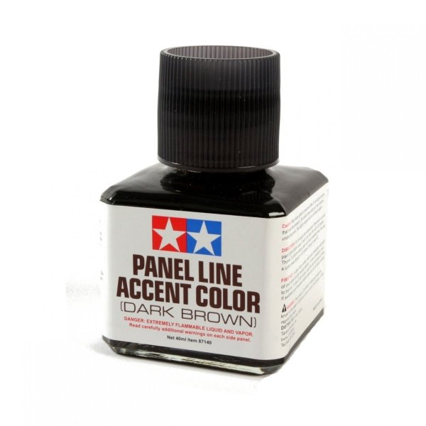 Tamiya 87140 Panel Accent Color Dark Brown