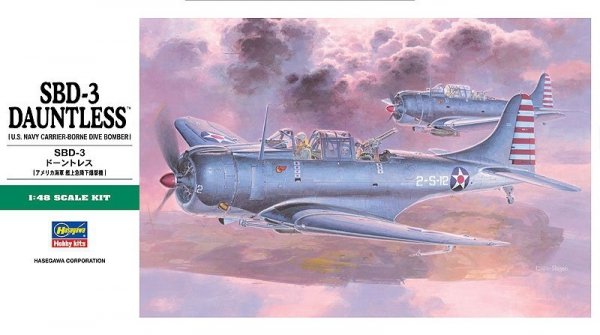 Hasegawa JT-19-09119 SBD-3 Dauntless 1/48