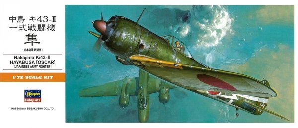 Hasegawa A1-00131 1/72  Ki-43-II Oscar (Hayabusa)
