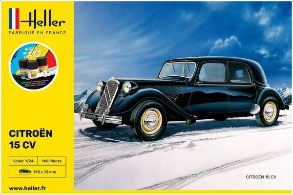 Heller 56763 Starter Set - Citroen 15 CV 1/24