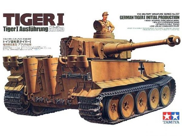 Tamiya 35227 Tiger I Initial Production DAK 1/35