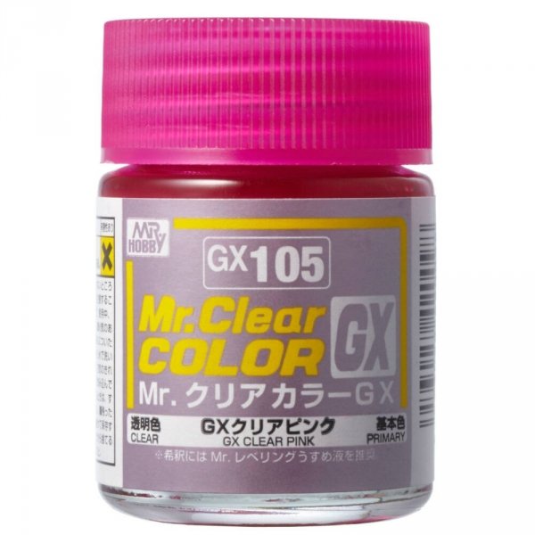 GX Clear Pink (18ml) GUN-GX105