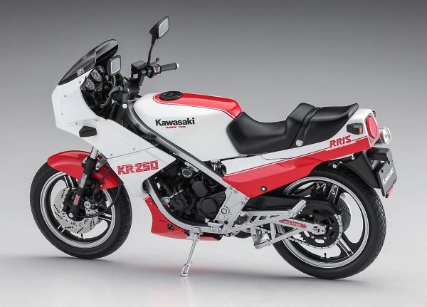 Hasegawa 21745 Kawasaki KR250 &quot;White/Red Color&quot; (1984) 1/12