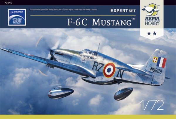Arma Hobby 70040 F-6C Mustang Expert set 1/72
