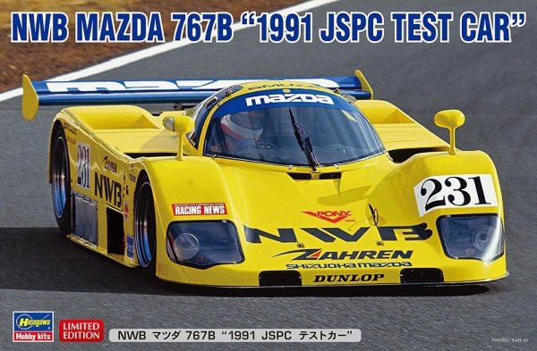 Hasegawa 20632 NWB Mazda 767B &quot;1991 JSPC Test Car&quot; 1/24