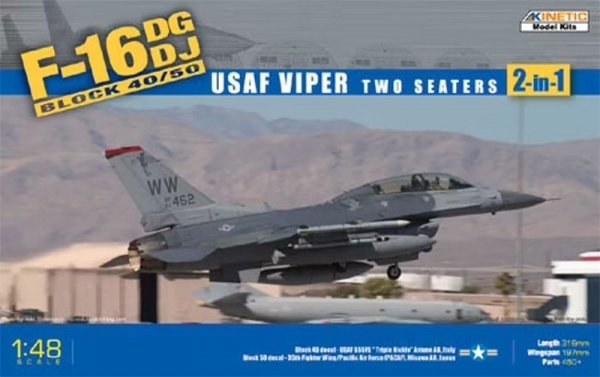 Kinetic 48005 1/48 F-16D Block 50
