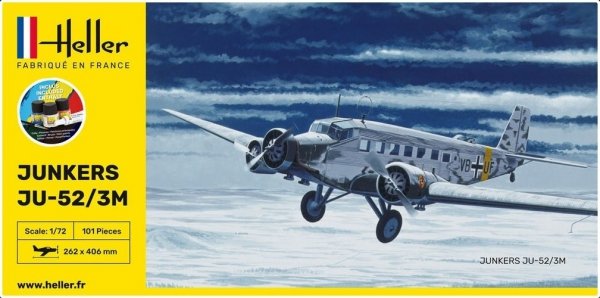 Heller 56380 Starter Set - Ju-52/3M