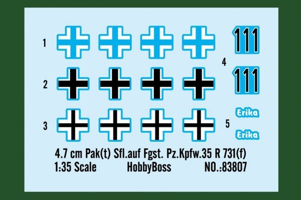 Hobby Boss 83807 4,7Cm Pak(T) Sfl