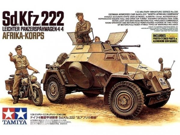 Tamiya 35286 Sd.Kfz.222 North Africa