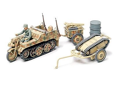 Tamiya 32502 Kettenkraftrad w/Cart&Goliath