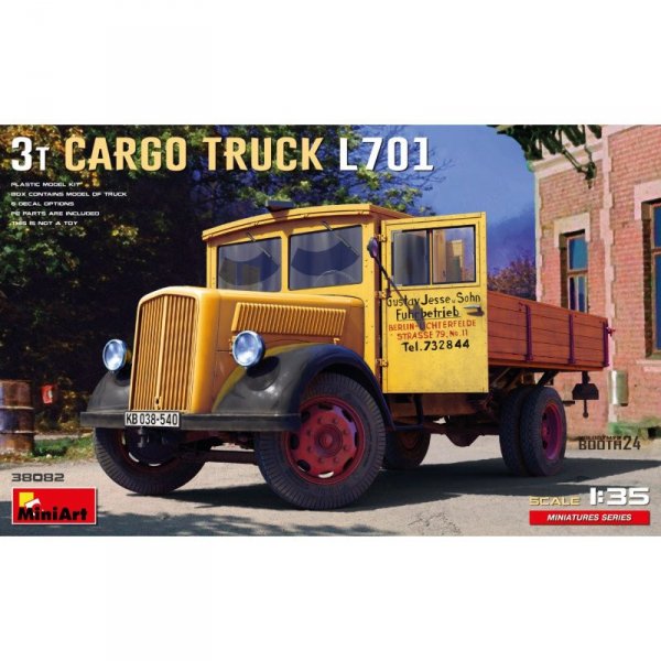 Mini Art 38082 3t Cargo Truck L701 1/35