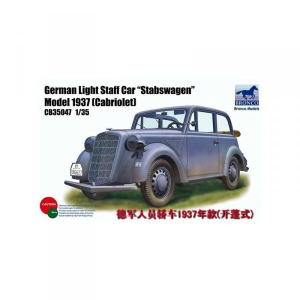 Bronco CB35047  Light Staff Car Stabswagen &#039;37 Cab