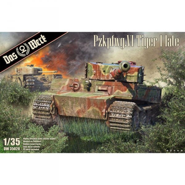 Das Werk DW35028 Pzkpfwg.VI Tiger I late 1/35