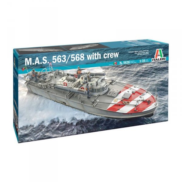 Italeri 5626 1/35 M.A.S. 563/568 with crew