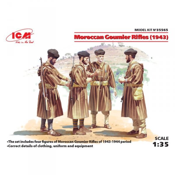 Icm 35565 Moroccan Goumier Rifles 1943