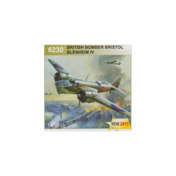 Zvezda 6230 British Bomber Bristol Blenheim IV 1/200