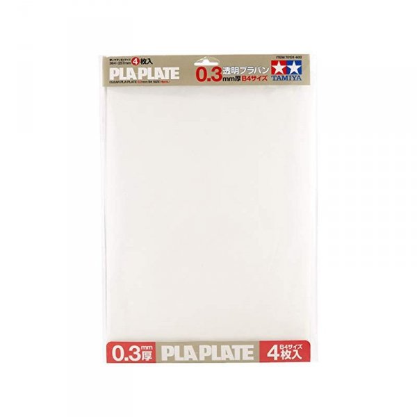 Tamiya 70191 Clear Pla-Plate 0.3mm B4 *4