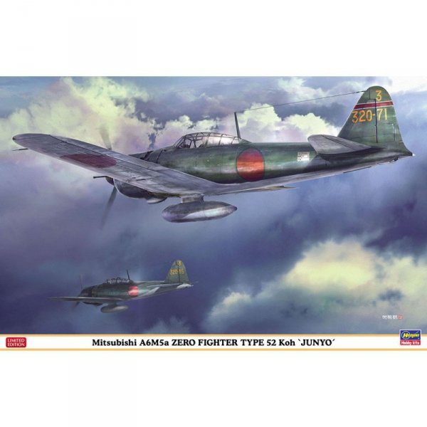 Hasegawa 08258 Mitsubishi A6M5a Zero Fighter Type 52 Koh &quot;Junyo&quot; 1/32