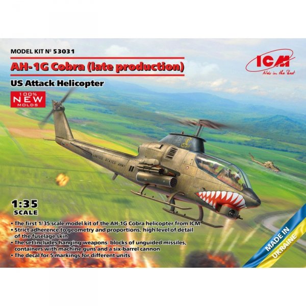 ICM 53031 AH-1G Cobra (Late Production) US Attack Helicopter 1/35