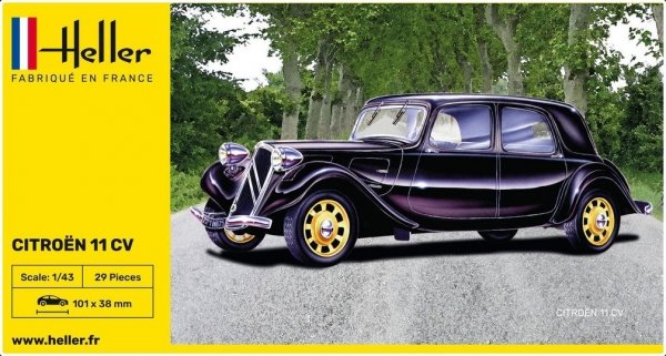 Heller 80159 Citroen 11Cv 1/43 S-30