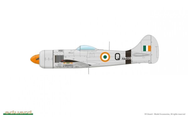 Eduard 82125 Tempest Mk.II late version Profipack edition