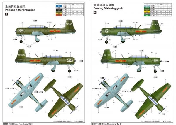 Trumpeter 02887 Nanchang Cj-6
