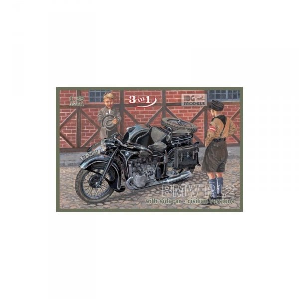 IBG 35001 1/35 Bmw R12 W/Sidecar C