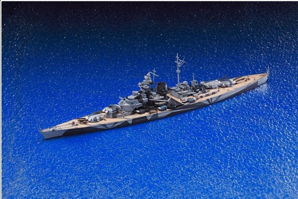 Aoshima 04606 1/700 #619 Tirpitz German Battleship