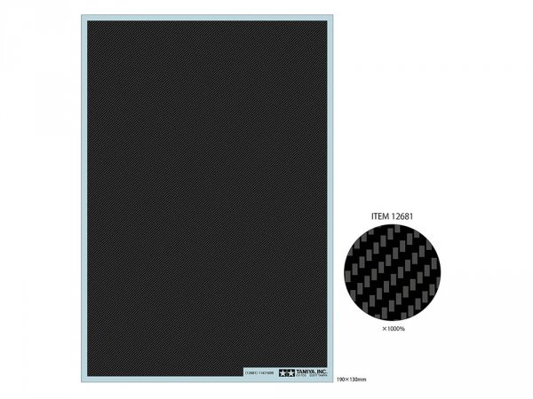 Tamiya 12681 Carbon Decal Twill F