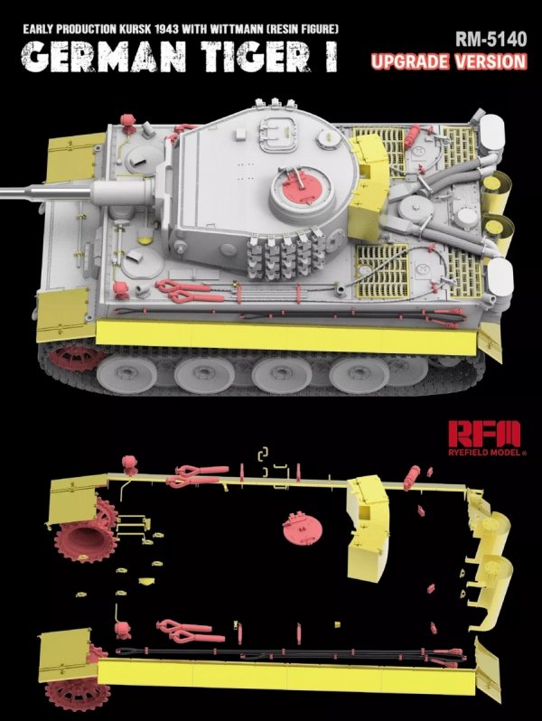 RFM 5140 Tiger I Early Production Wittmann Kursk 1943 Upgrade Version 1/35