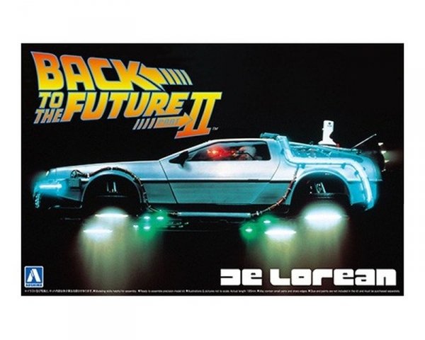 Aoshima 05917 1/24 MOVIE BT#02 Back To The Future De Lorean from part II