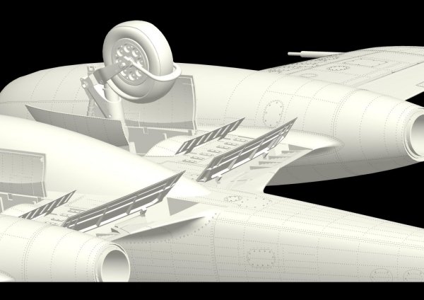 HK Model 01E06 Gloster Meteor F4 1/32 
