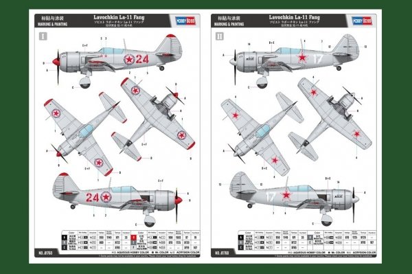 Hobby Boss 81760 Lavochkin La-11 Fang