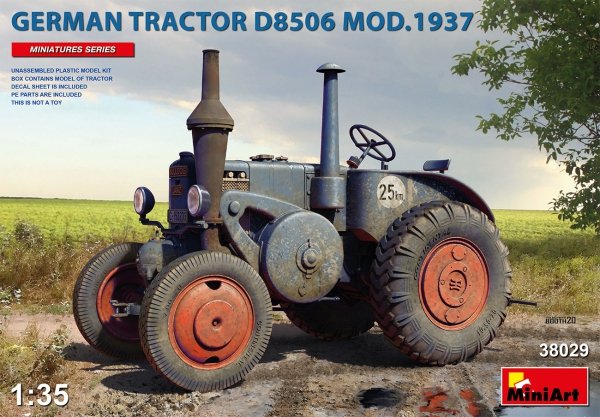 Mini Art 38029 German Tractor D8506 Mod.1937 1/35