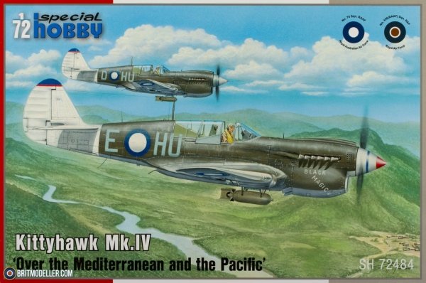 Special Hobby 72484 Kittyhawk Mk.IV 'Over The Mediterranean and the Pacific' 1/72