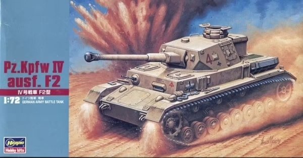 Hasegawa MT42-31142 PzKpfw IV Ausf. F2 1/72
