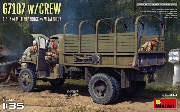 Mini Art 35383 G7107 w/crew 1,5t 4x4 cargo 1/35