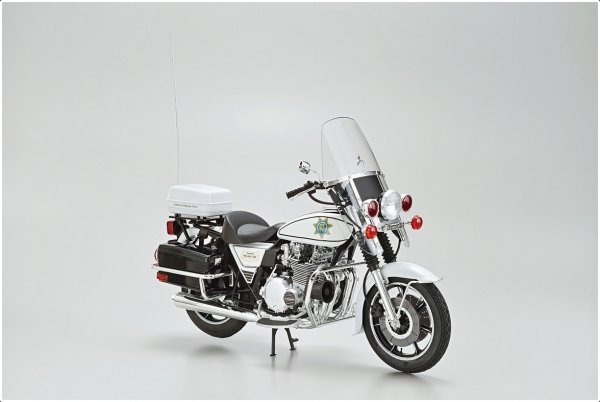 Aoshima 06480 1/12 Kawasaki KZ1000C POLICE1000 '81