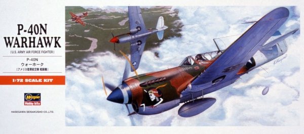 Hasegawa A9-00139 1/72 P-40N Warhawk
