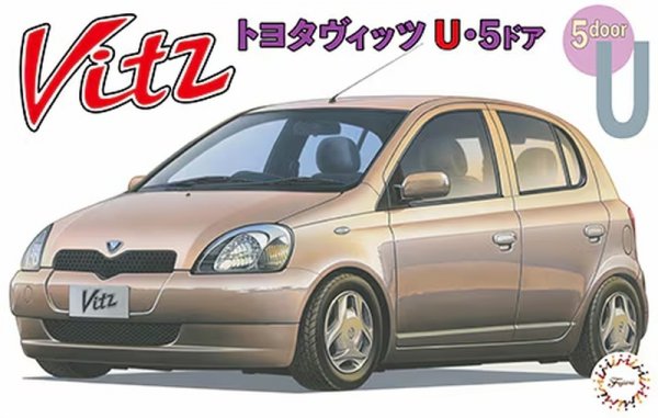 Fujimi 047386 1/24 ID-23 Vitz 5-Door Type U