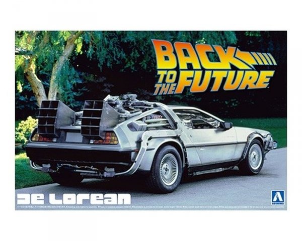 Aoshima 05916 1/24 MOVIE BT#01 Back To The Future De Lorean from part 1
